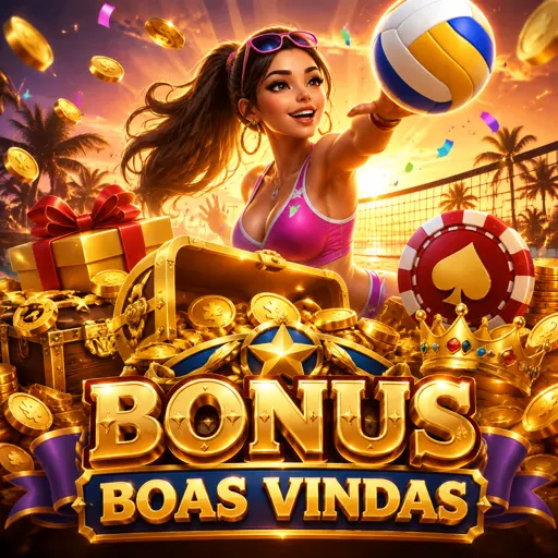 Pacote de boas-vindas do 58Q com moedas de ouro e giros grátis