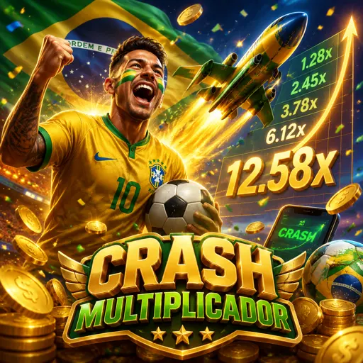 Jogo de crash com multiplicador crescente em tempo real